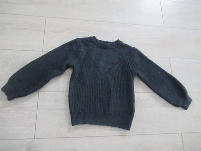 Pull en laine bleu marine Taille 6 ans Kiabi - Photo 1/4