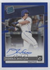 2020 Panini Donruss Optic Blue Prizm 12/75 Donnie Walton #RRS-DW Auto 0m4q