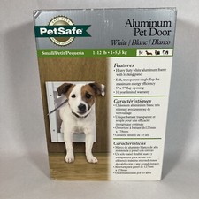    PetSafe Aluminum Pet Door Small Petite 1 lb-12 lb 5x7 Flap Opening B3