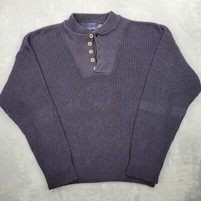 Old Glory Sweater Men XL Vintage Made USA Sweatshirt Grandpa