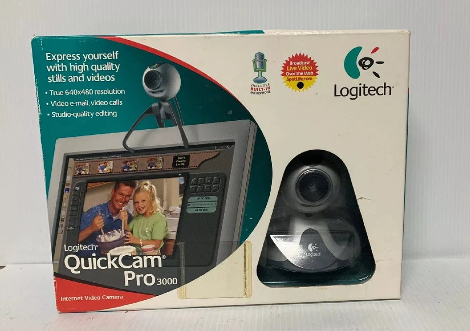 Logitech QuickCam Pro 3000 Web Camera 640 x 480 Resolution 30 FPS - Image 2 of 4