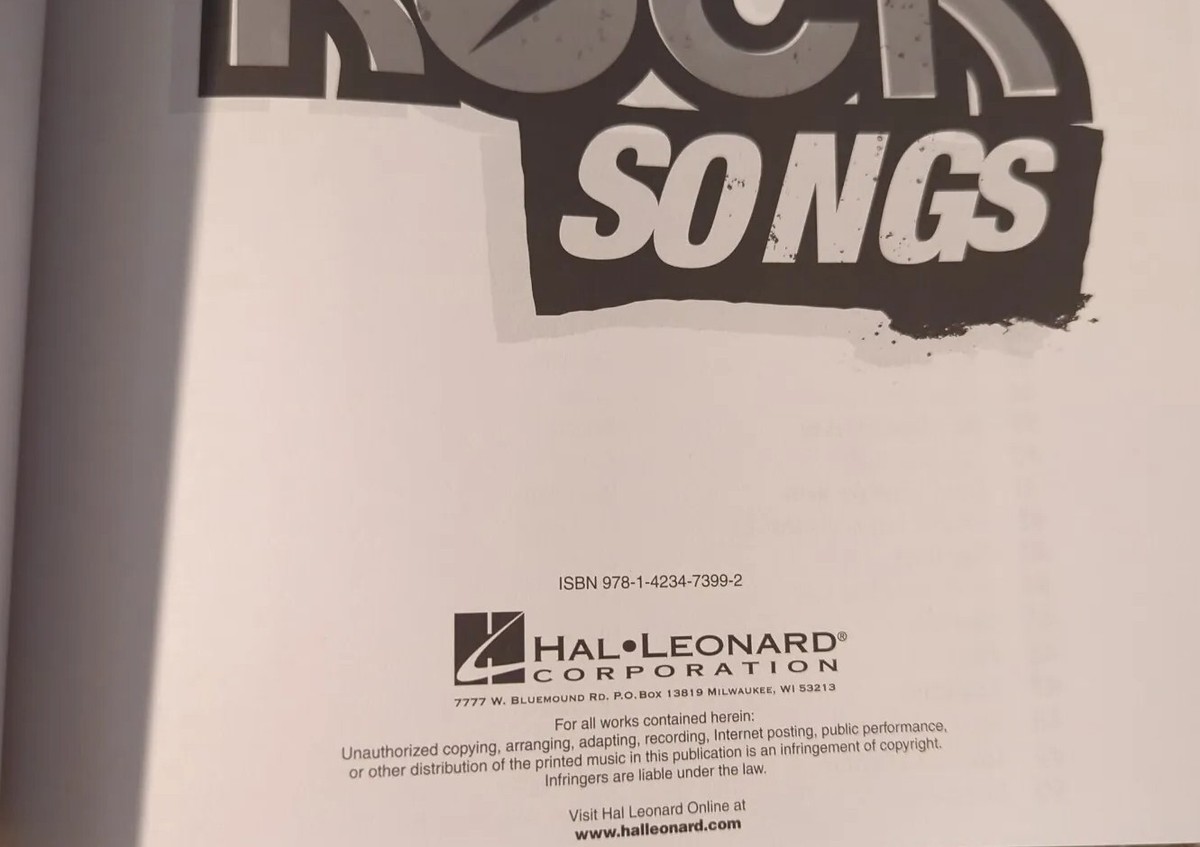 Vh1's 100 Greatest Hard Rock Songs Paperback By Hal Leonard Corp