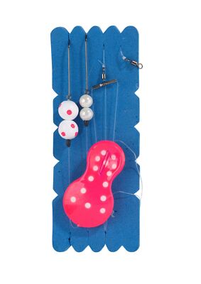 Balzer Inline Plattfisch Blinker System pink/weiß - Meeressystem, Vorfach