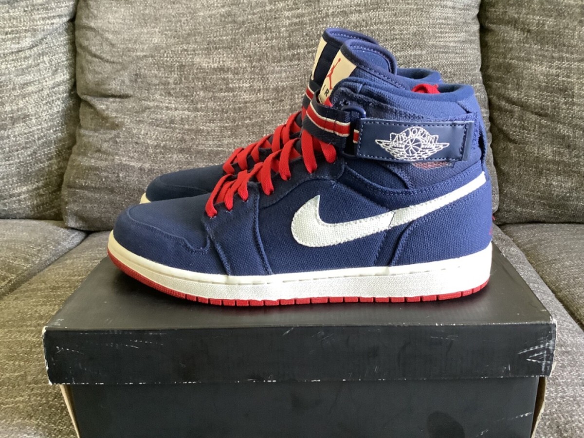 Nike Air Jordan 1 High Strap 'Olympic' Canvas 342132-461