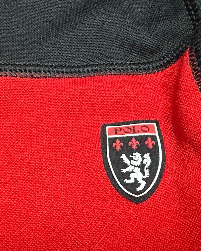 Vintage Polo Sport Ralph Lauren Men’s Basketball #4 Red/Black Jersey Size Large - Image 2 of 4