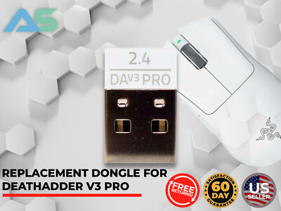 Genuine OEM Razer Deathadder V3 Pro USB Dongle 2.4GHz Receiver