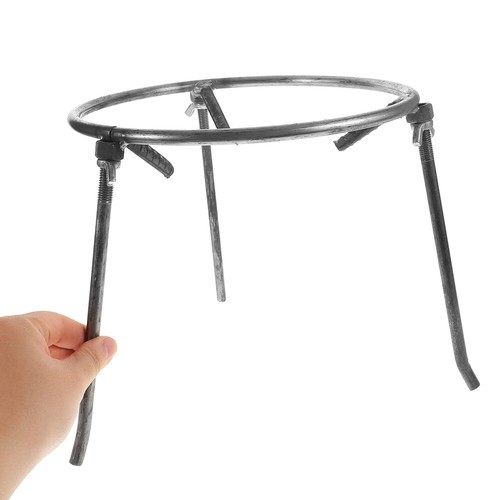Camping Tripod Campfire Stand Carbon Steel Grill Open Fire Cooking Stand for - Picture 5 of 12
