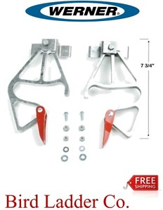 Levelok Open Rung Standouts – Ladder Stabilizer Brackets (Chrome, 1.5 Lbs)