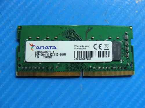 Lenovo Thinkpad T490 ADATA 8GB SO-DIMM Memory RAM AD4S266638G19-B - Picture 1 of 2