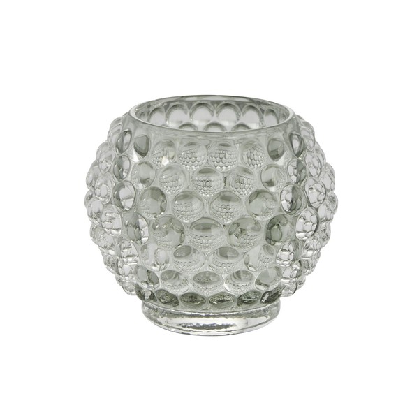 Teelichthalter Windlicht 'Doria' PudergrüN Glas Vintage Retro Scandi Lene Bjerre-image