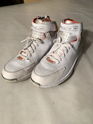 Nike Zoom Huarache 2K4 White Hot Lava Kobe Basketball Men's Size