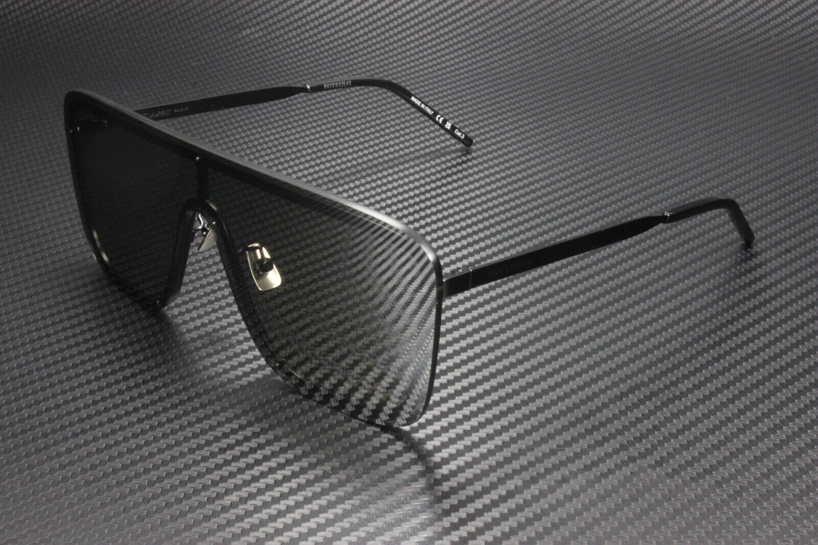 SAINT LAURENT SL 364 Maschera 003 Argento Rettangolare Unisex 99 mm Occhiali da sole