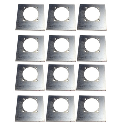 (12) Backing / Mounting Plates for D-Ring Tie Down Recessed D-Rings Rope Ring