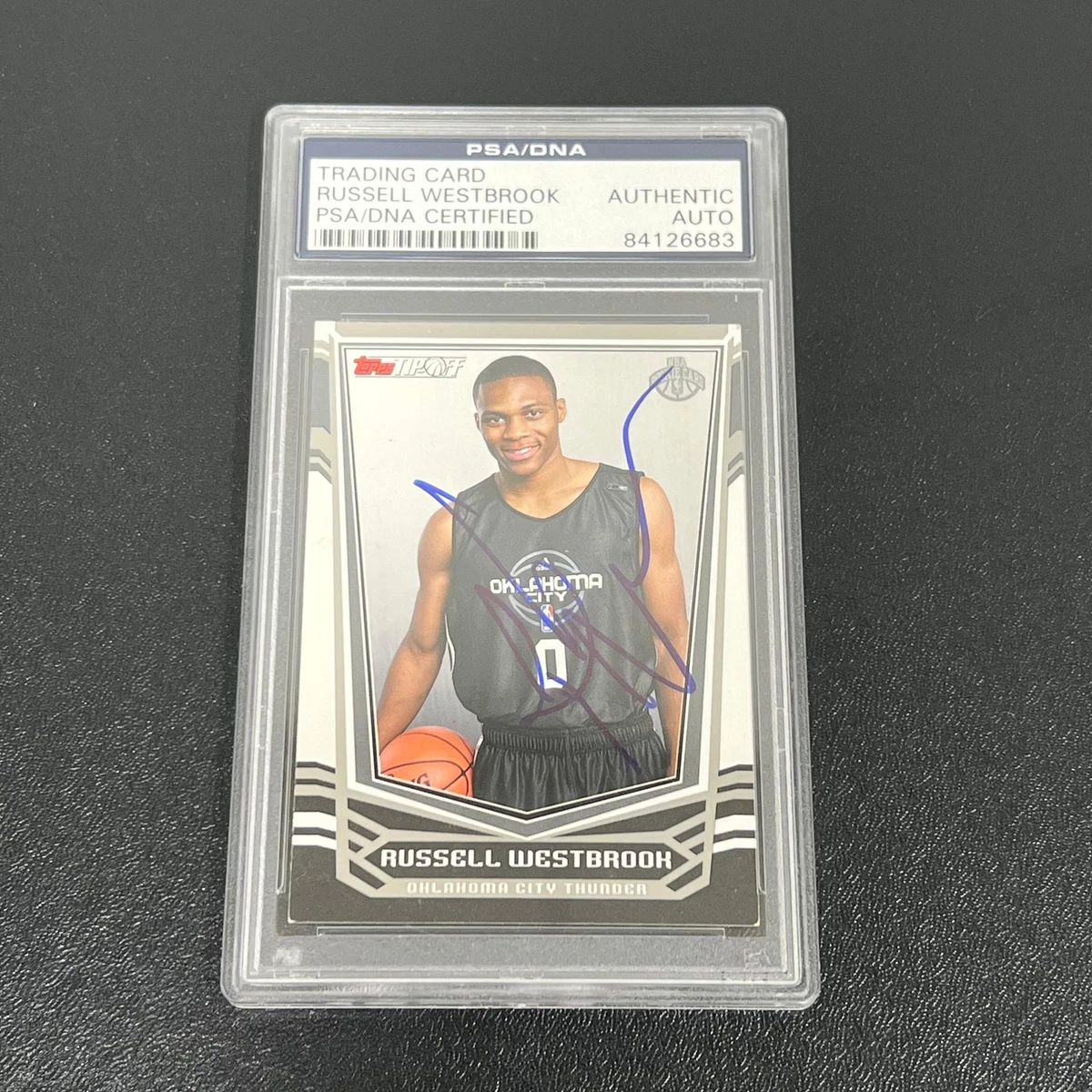 Russell Westbrook Auto NBA カード Topps Russell Westbrook Autographed Basketball Trading Cards for