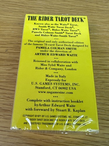 The Rider-Waite Tarot Deck Sealed NEW - Picture 2 of 6