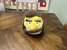 Angry Birds Star Wars Han Solo Plush Yellow Bird Stuffed Animal 8  2012 Rovio