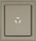J-BLOCK Sage Green 200 Square Mount Vinyl Siding Accessory Mounting 8”x8”x2”