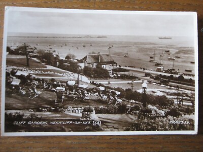 Cliff Gardens, Westcliff-on-Sea, Essex (RP) - (c-1935)