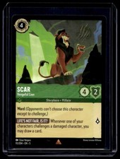 Disney Lorcana Shimmering Skies Scar Vengeful Lion Non Foil 93/204