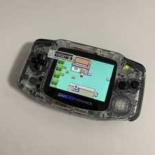 GBA Crystal Clear IPS Backlit   PREMIUM Modified Transparent Gameboy Advance GBA