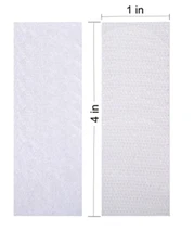 Velcro 15 Pcs Heavy Duty Hook and Loop Strip Adhesive Sticky Back Fastener WHITE