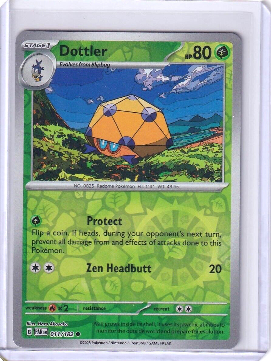 Dottler Reversel Holo #11 Pokemon TCG Paradox Rift 2023