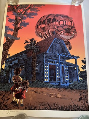 Nakatomi Tim Doyle UnReal Estate Catbus Signed and Dated Size 18 x