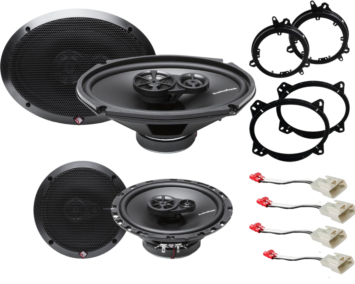 Rockford Fosgate Front & Rear Door Speaker install for 2003-2023