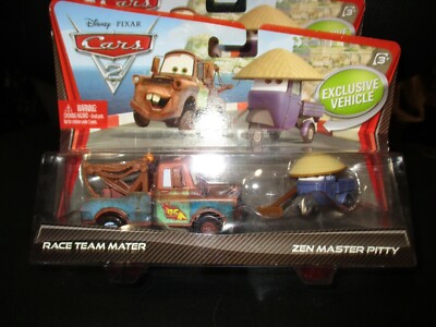 Disney Pixars Cars 2 Race Team Mater & Zen Master Pitty Exclusive