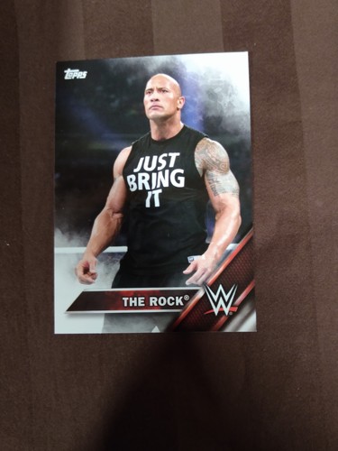 WWE 2016 Topps The Rock Wrestling Card #101 Dwayne Johnson