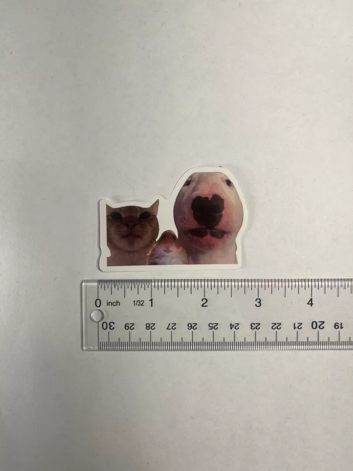 Goofy Animal Sticker - Image 2 of 2