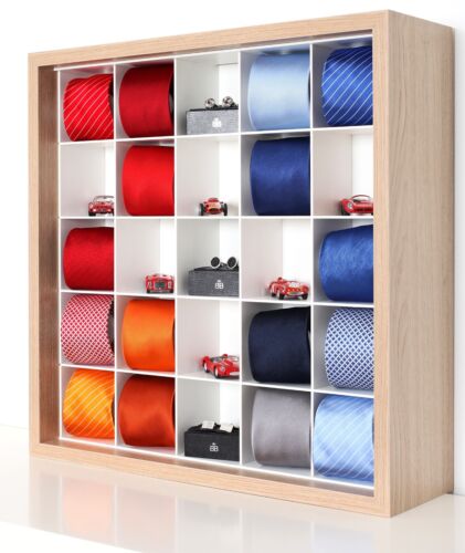 Wall shelf 55 x 55 cm collection collector showcase show set box - inlay interchangeable - Picture 1 of 22
