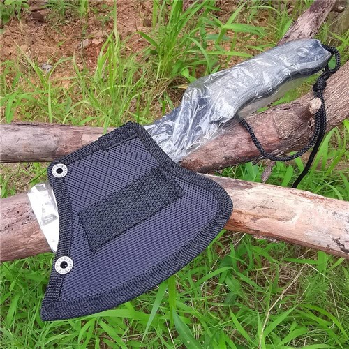 3 Piece Small Survival Camping Axe Outdoor Hunting Fixed Knife Set Tool (Type-1) - Picture 5 of 6