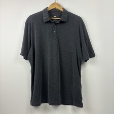Tommy Bahama Men's Adult Size XL Polo Grey Tencel