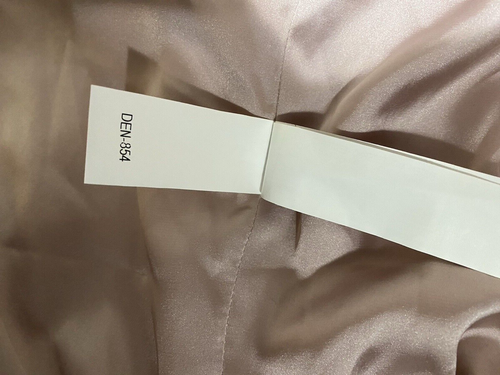 NWT ZARA Women Collared Elastic Cuff/Hem Full Zip Sateen Bomber Jacket SZ S Pink - Picture 16 of 16