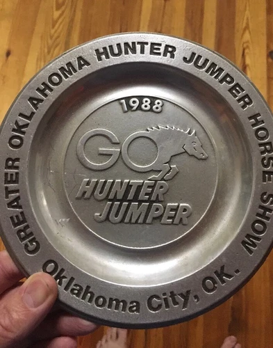 GREATER OKLAHOMA HUNTER JUMPER HORSE SHOW ASHTRAY Oklahoma City