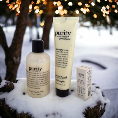 PHILOSOPHY Purity Made Simple 1 Step Facial Cleanser & Pore Extractor Clay Mask