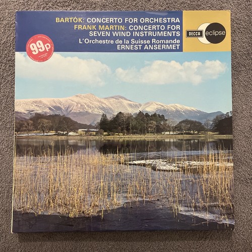 ECS 578 Bartok Concerto For Orchestra Frank Martin Concerto Ansermet