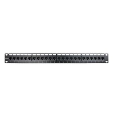 Construct Pro 24-Port Cat5e Rack Mount Patch Panel 19 /1U, RoHS Approved