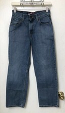Levi's 550 Relaxed Blue Jeans Boys 14 Reg 100 Cotton 27x27, 27x26