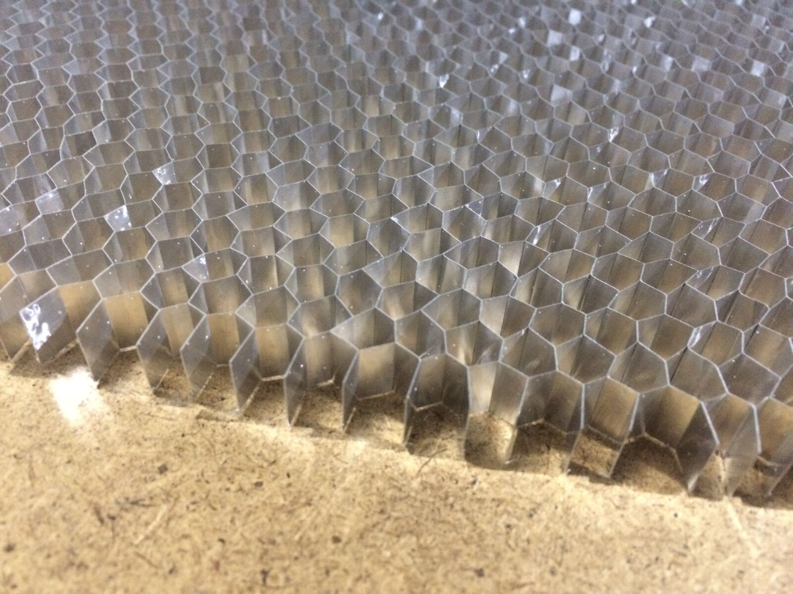 CO2 Laser Wabengitter 700 x 500 mm Honeycomb 10mm hoch 6,4mm Raster  Zuschnitt