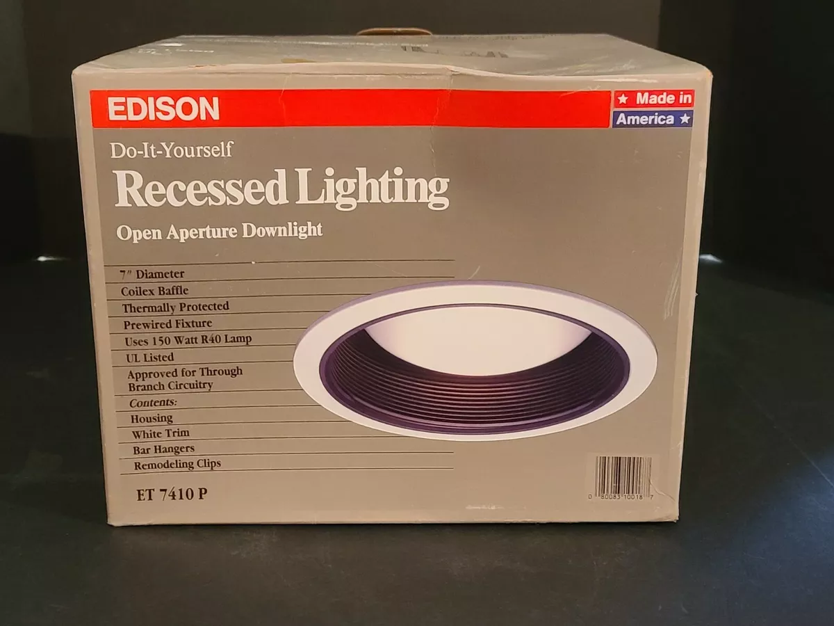 Edison America Recessed Lighting Open Aperture Downlight ET 7410 P