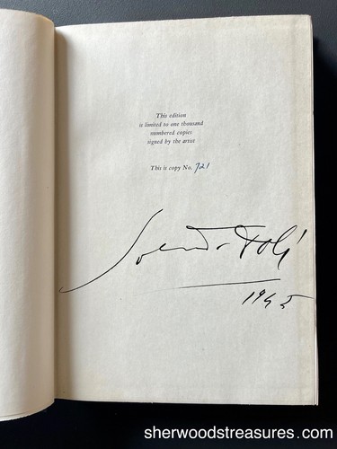 SIGNED SALVADOR DALI 1955 THE AUTOBIOGRAPHY OF BENVENTO CELLINI 721 OF 1000 - Imagen 2 de 8