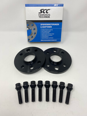 20mm 2x10mm Spurverbreiterung SCC für Fiat 4x98 58,1 inkl. Radschrauben