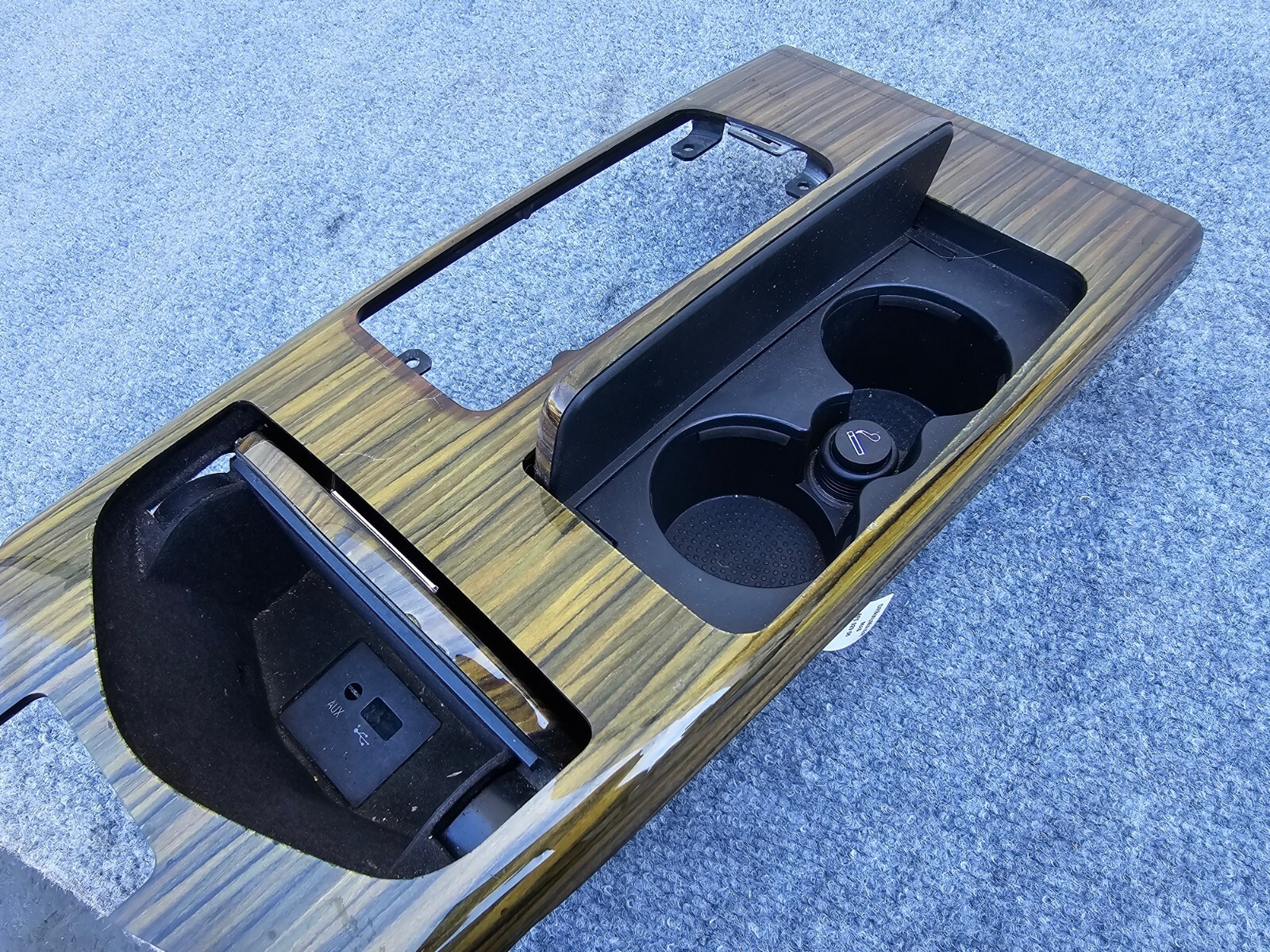 CENTER CONSOLE WOOD TRIM COVER ASSEMBLY OEM 14-17 MASERATI GHIBLI S