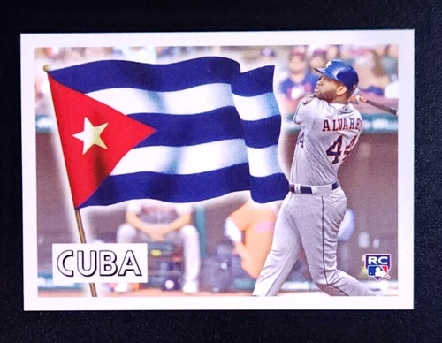 Yordan Alvarez 2020 Topps Throwback Thursday Flags of the World RC #139 SP