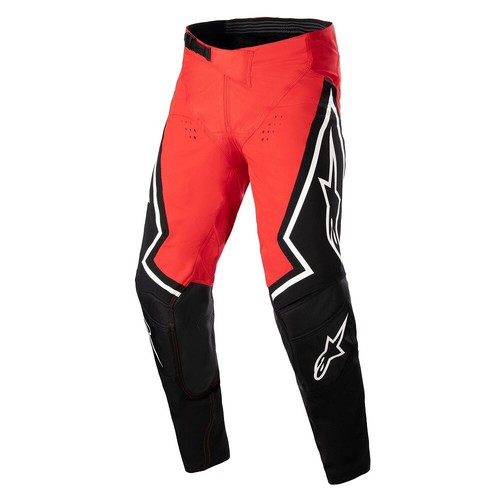Completo Uomo Motocross Maglia Pantaloni Alpinestars TECHSTAR ACUMEN Rosso Nero - Foto 4 di 9
