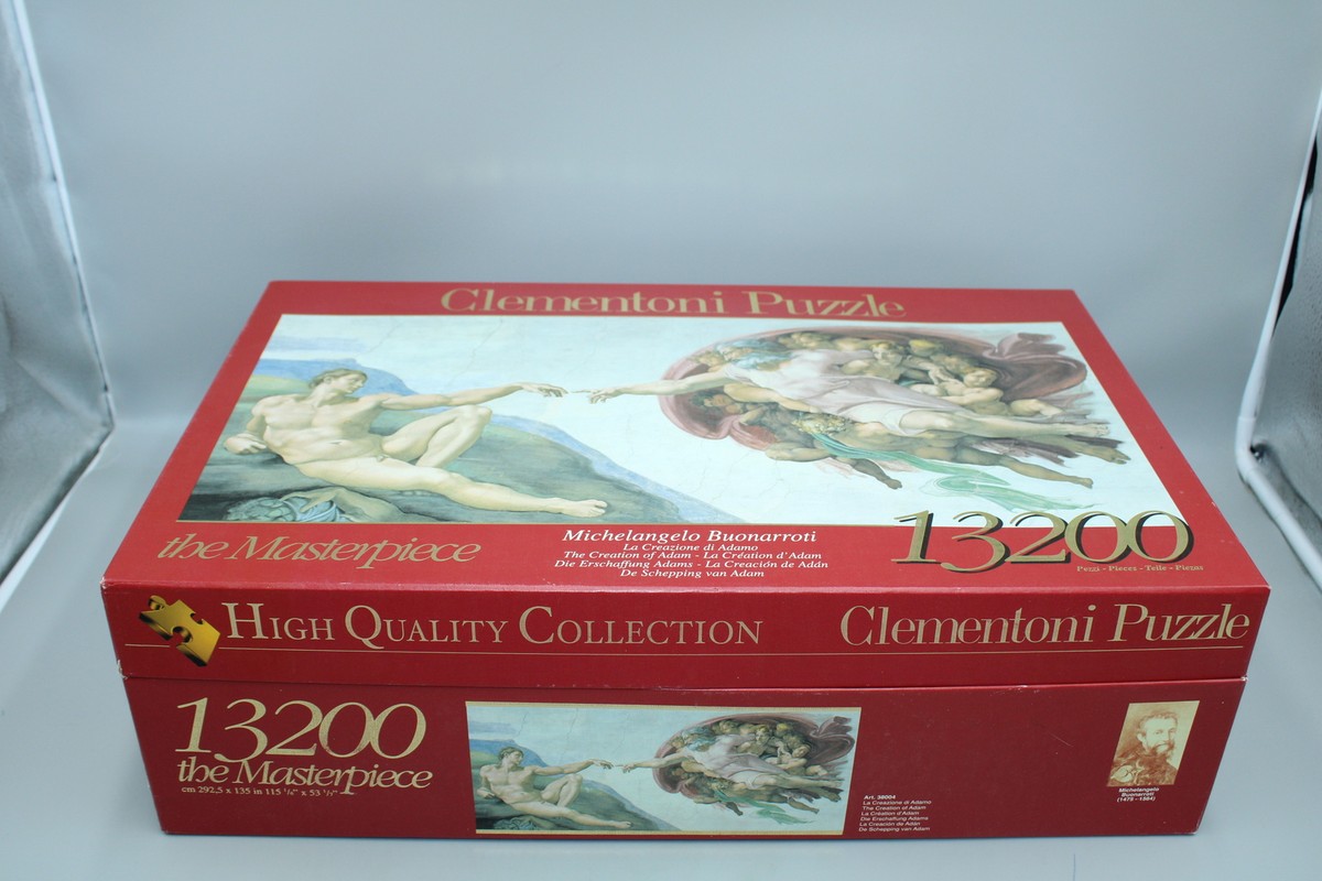 Puzzle Ravensburger 12000 Pièces - Michel-Ange, La Création D'Adam, Neuf, Thème Art