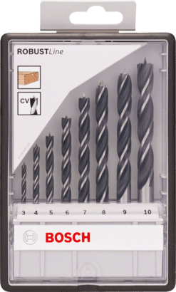 New Genuine Bosch 2607010533 Brad Point Drill Bit Set, 7-pieces - Picture 2 of 3
