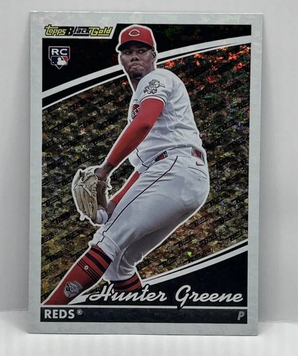 Hunter Greene 2022 Topps Update Black Gold Insert Rookie Card #BG-17 Reds RC
